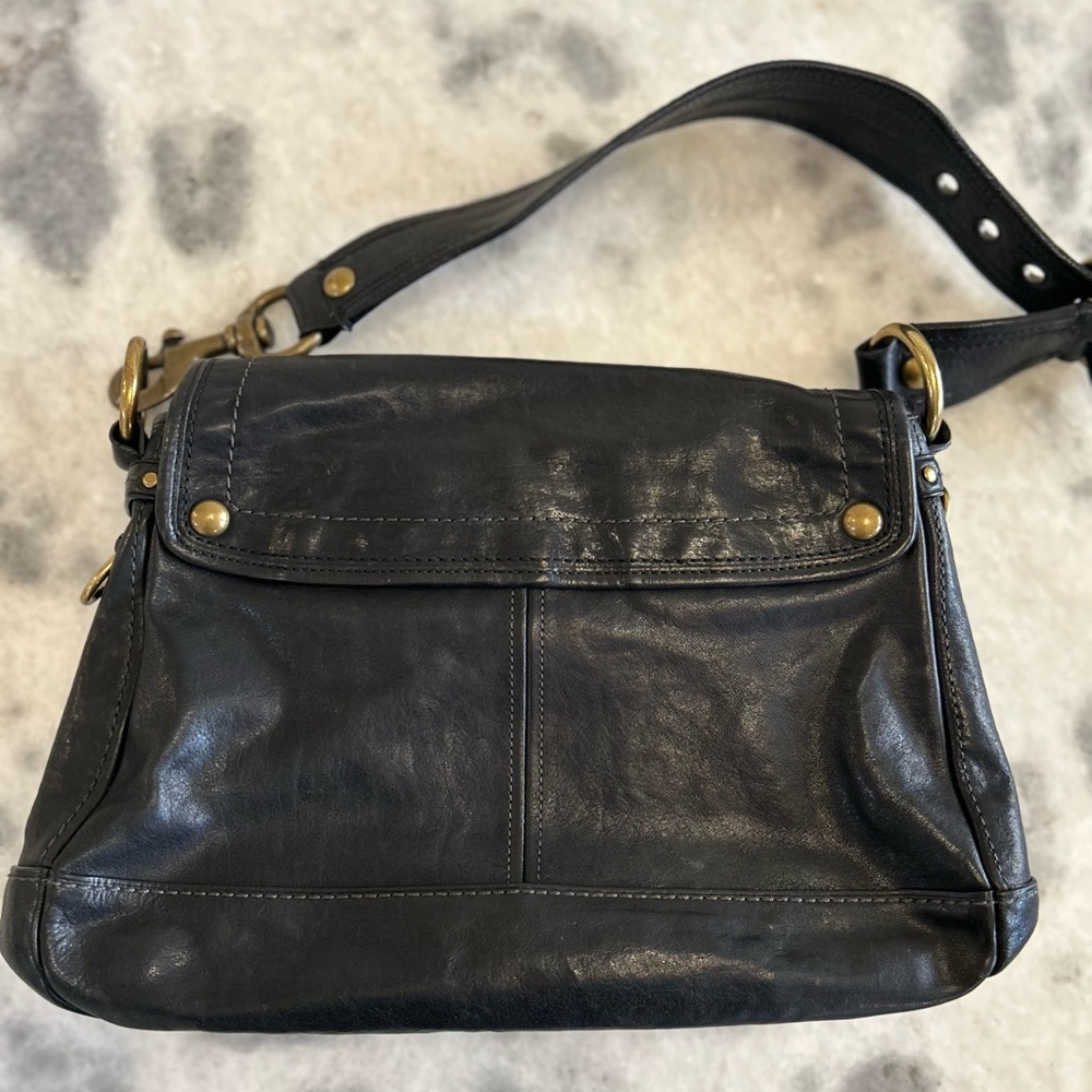 Coach 65th Anniversary Vachetta Black Saddle Bag - Picture 13 of 13